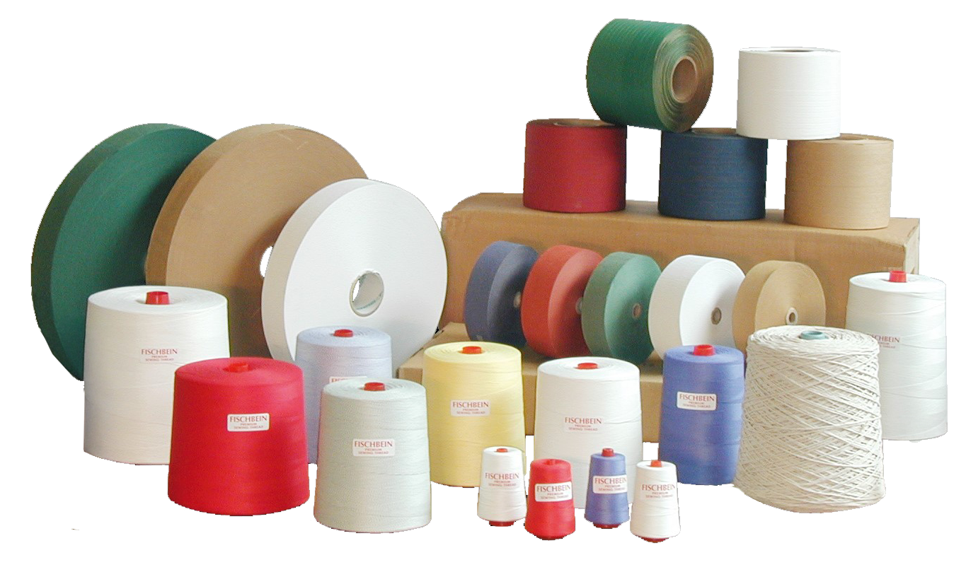 Fischbein sewing thread and crepe for industrial sewing machines
