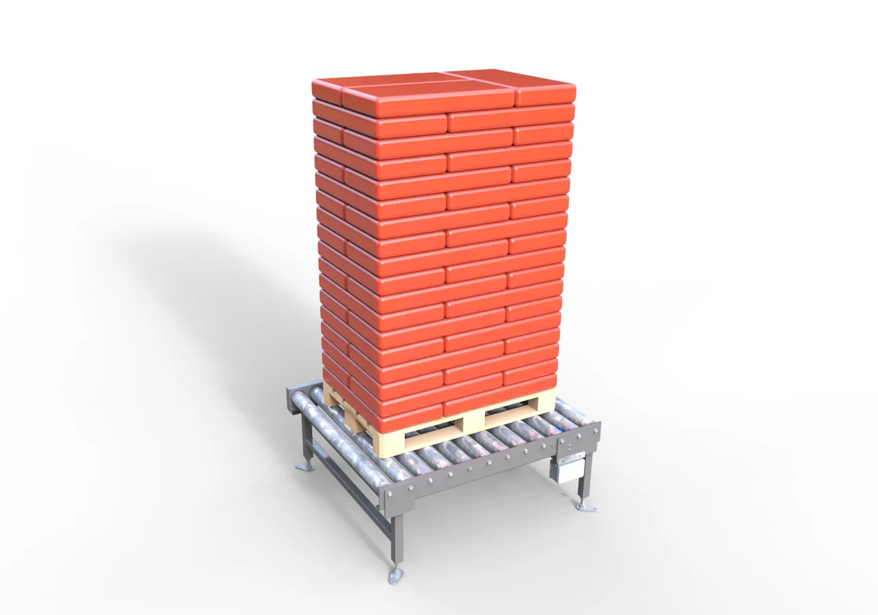 Votech transporting systems for pallets and filled bags